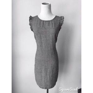 Cynthia Rowley Black and white checkered dress